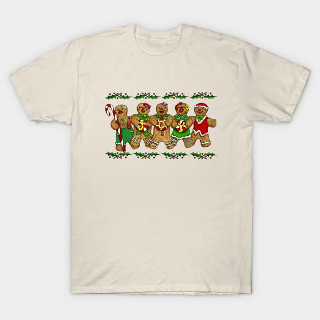 Gingerbread Cookies T-Shirt by katydidkay